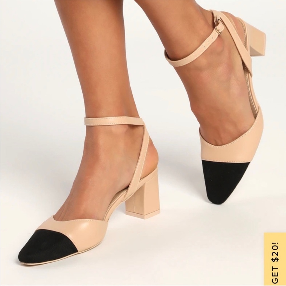 Lelaya Cap Toe Heels